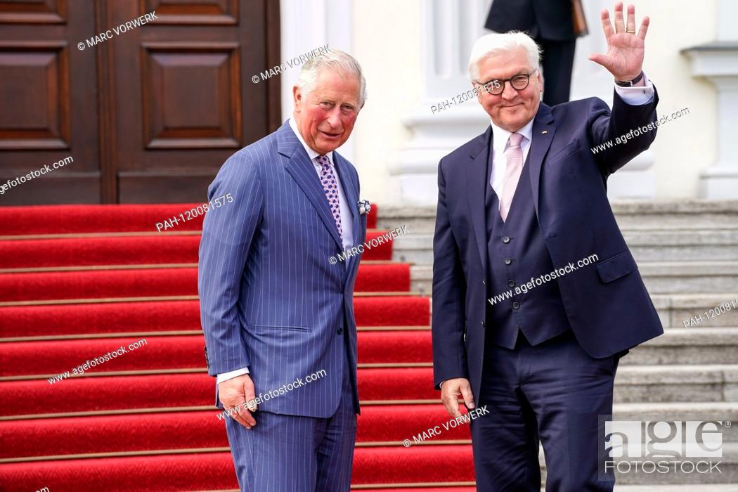 Stock Photo: 07.05.2019, Berlin, Charles Philip Arthur George, Prince of Wales (Prince of Wales) and Duke of Cornwall (Duke of Cornwall).
