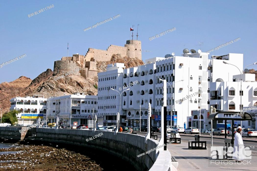 Stock Photo: Oman, view of Mutrah.