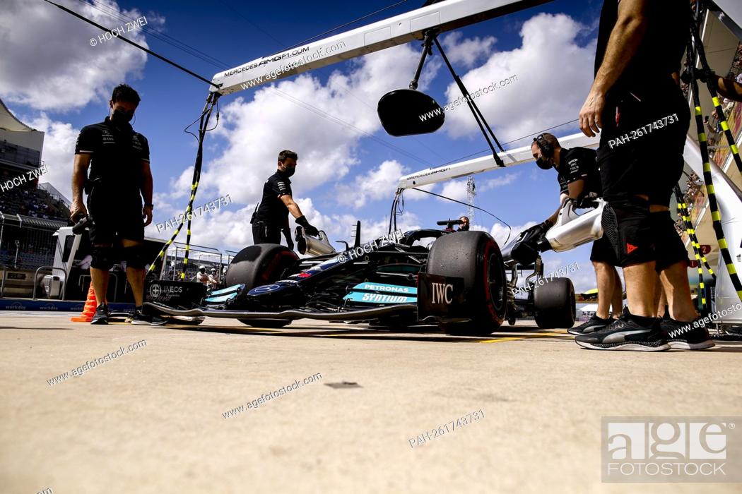 Stock Photo: # 44 Lewis Hamilton (GBR, Mercedes-AMG Petronas F1 Team), F1 Grand Prix of USA at Circuit of The Americas on October 23, 2021 in Austin.