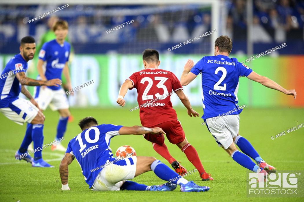Stock Photo: Feature, duels, game scene from behind, action, from right Thomas OUWEJAN (GE), Shinta APPELKAMP (D), Rodrigo ZALAZAR (GE), Victor PALSSON (GE).