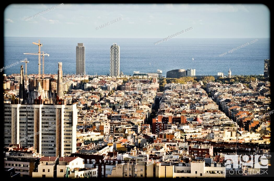 Stock Photo: Cityscape. Barcelona, Catalonia, Spain.