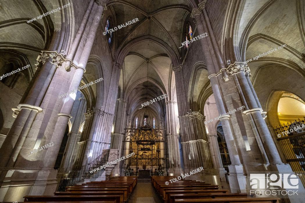 Photo de stock: Catedral de Santa María de la Asunción, El Burgo de Osma, Soria, comunidad autónoma de Castilla y León, Spain, Europe.