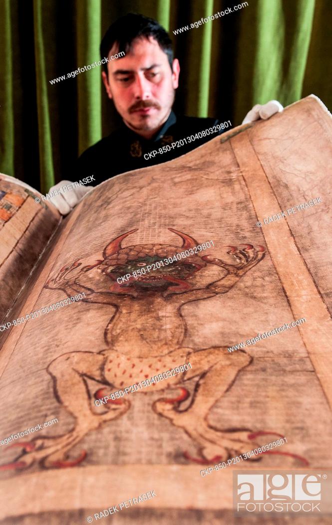 Facsimile Of The Devil S Bible Codex Gigas Is Exhibited