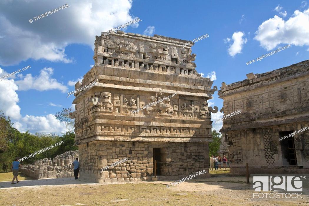 Mexico, Central America, America, Yucatan, Iglesia, church, Chichen Itza,  Yucatan Peninsular, Mayan, Stock Photo, Picture And Rights Managed Image.  Pic. H44-10849580 | agefotostock