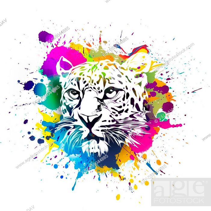 abstract, animal, art, background, beautiful, colorful, design, drawing,  face, graphic, head, Stock Photo, Picture And Low Budget Royalty Free Image.  Pic. ESY-059044885 | agefotostock