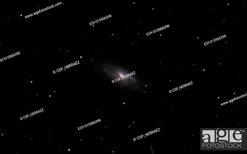 Stock Photo: M106 Galaxy.