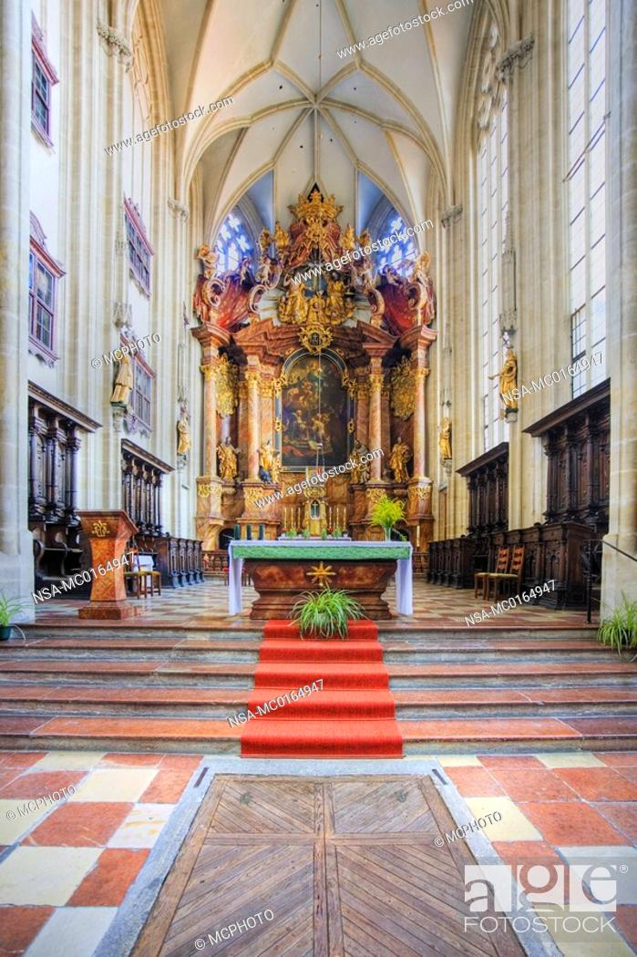 Stock Photo: Piaristen Church in Krems, Wachau Region, Waldviertel Region, Lower Austria, Austria.