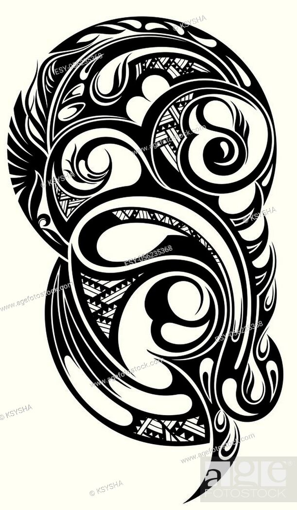 Tribal art. Tribal tattoo designs. Set of vector illustrations, Stock  Vector, Vector And Low Budget Royalty Free Image. Pic. ESY-056235368 |  agefotostock