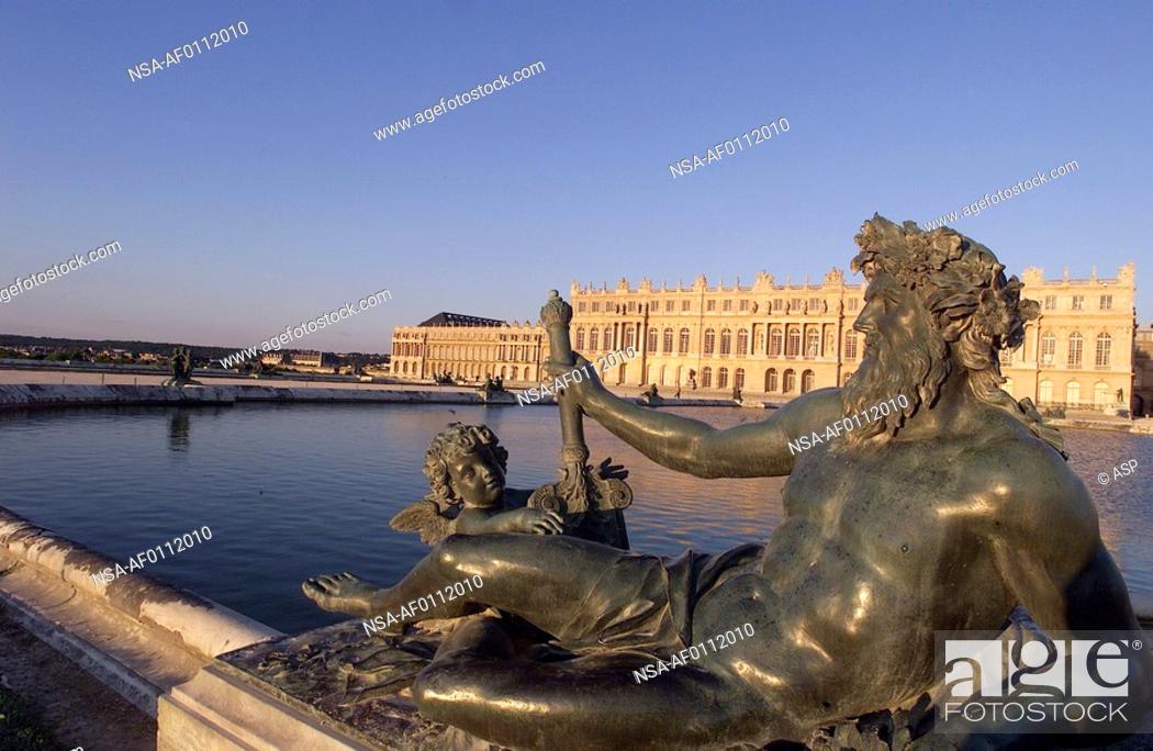 Stock Photo: Chateau de Versailles, France.