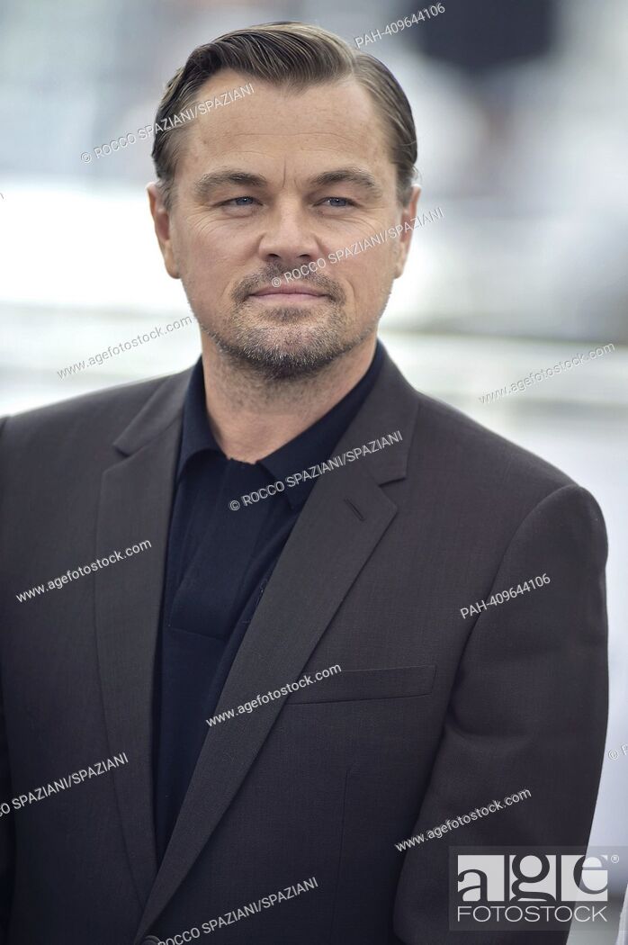 Stock Photo: CANNES, FRANCE - MAY 21:Leonardo Dicaprio attends the ""Killers Of The Flower Moon"" photocall at the 76th annual Cannes film festival at Palais des Festivals.