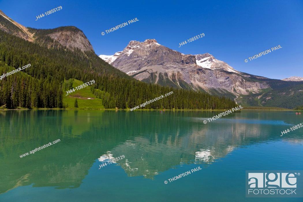 Stock Photo: 10855129, Emerald Lake, Yoho National Park, Canadi.