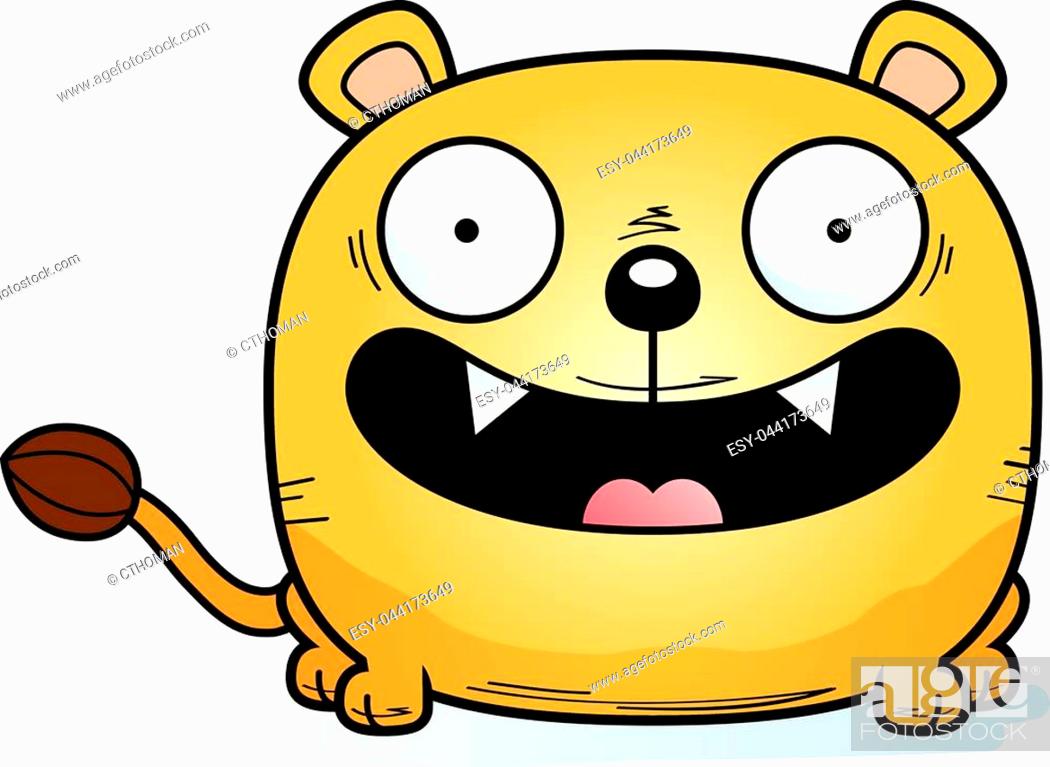 A cartoon illustration of a lioness cub with a happy expression, Stock  Vector, Vector And Low Budget Royalty Free Image. Pic. ESY-044173649 |  agefotostock