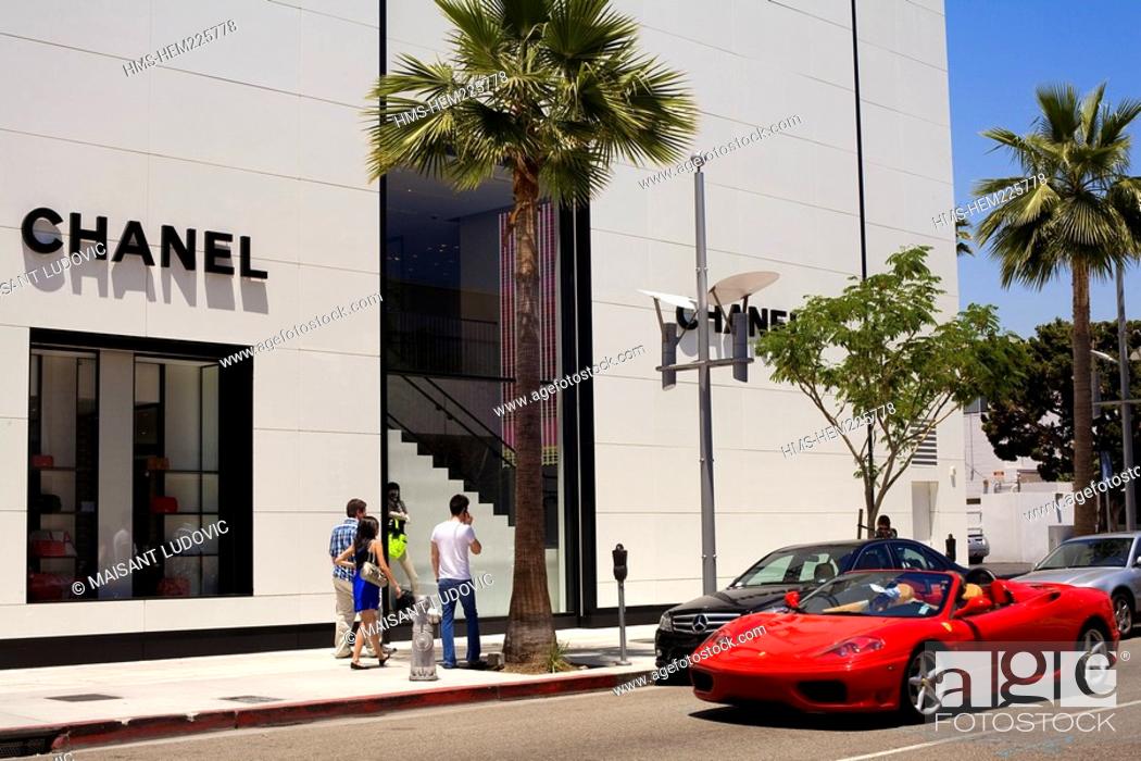 Chanel rodeo drive beverly hills Stock Photos and Images