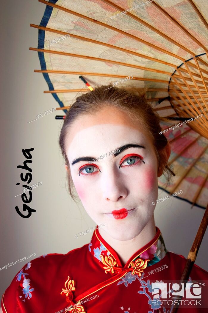 Stock Photo: geisha.