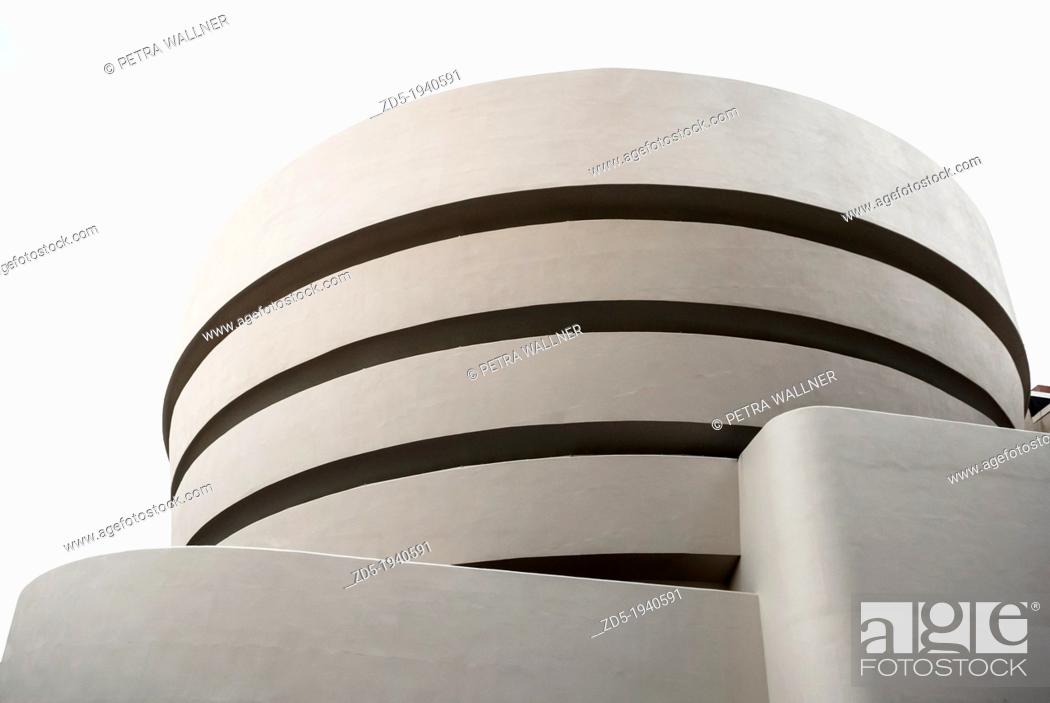 Stock Photo: Solomon R. Guggenheim Museum, Upper East Side, Manhattan, New York, USA, PublicGround.