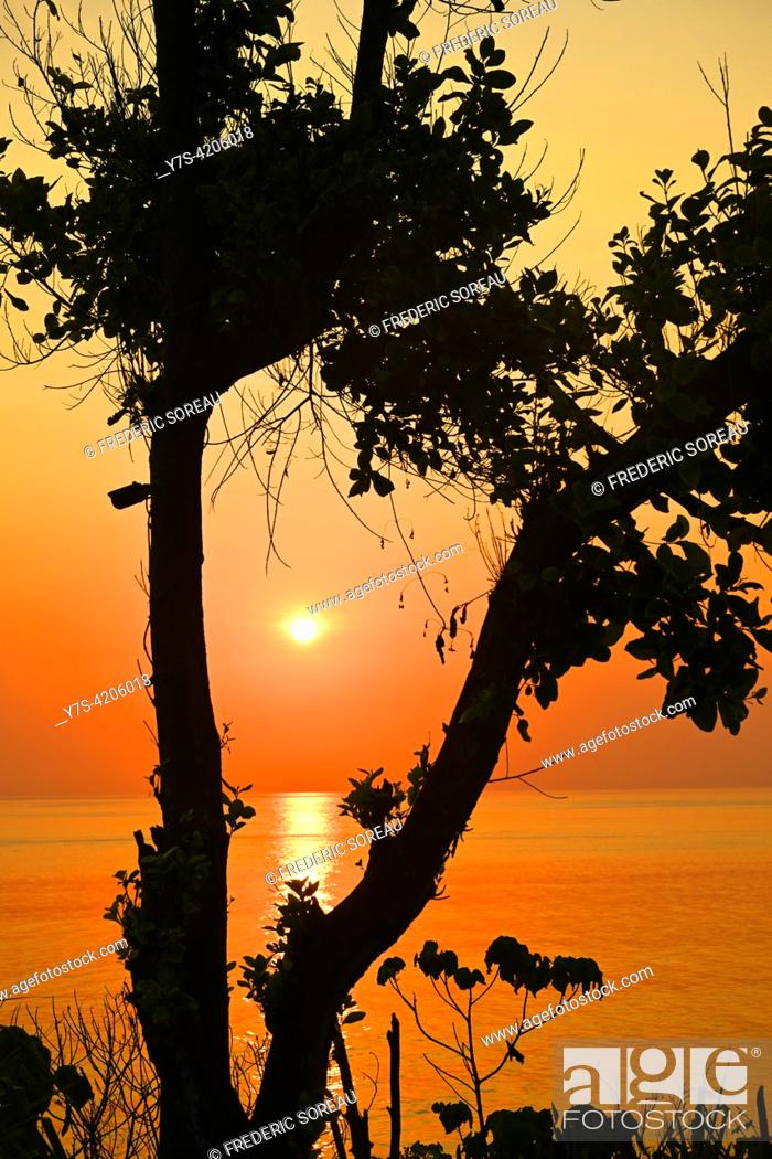 Photo de stock: Sunset at Lelewatu, Wanokaka, Sumba island, East Nusa Tenggara, Indonesia.