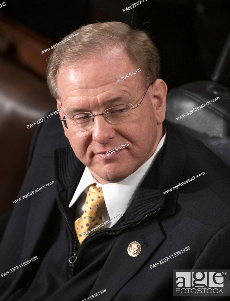 Photo de stock: United States Representative Jim Langevin (Democrat of Rhode Island) listens as the 116th Congress convenes for its opening session in the US House Chamber of.