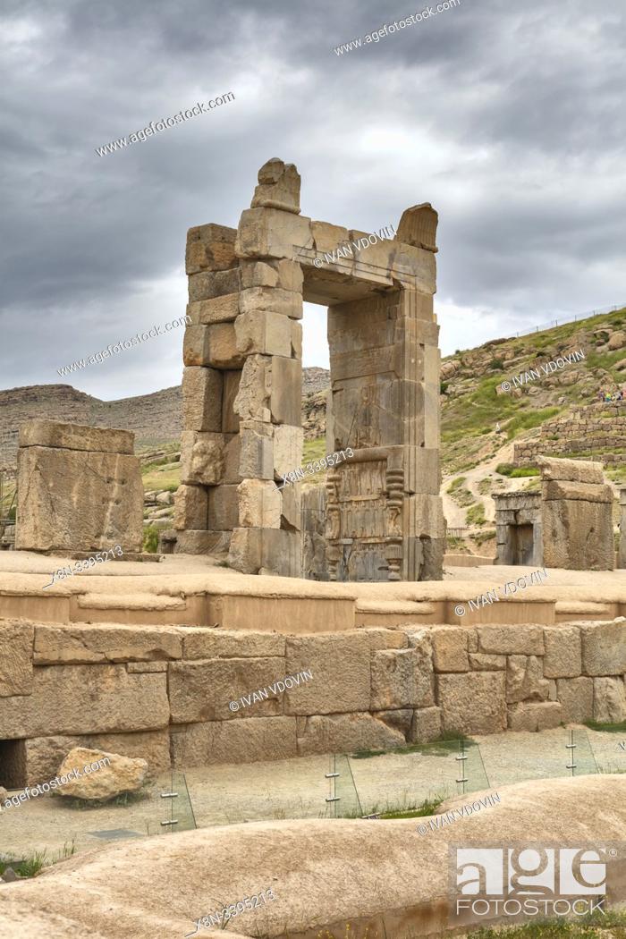 Stock Photo: Persepolis, ceremonial capital of Achaemenid Empire, Fars Province, Iran.