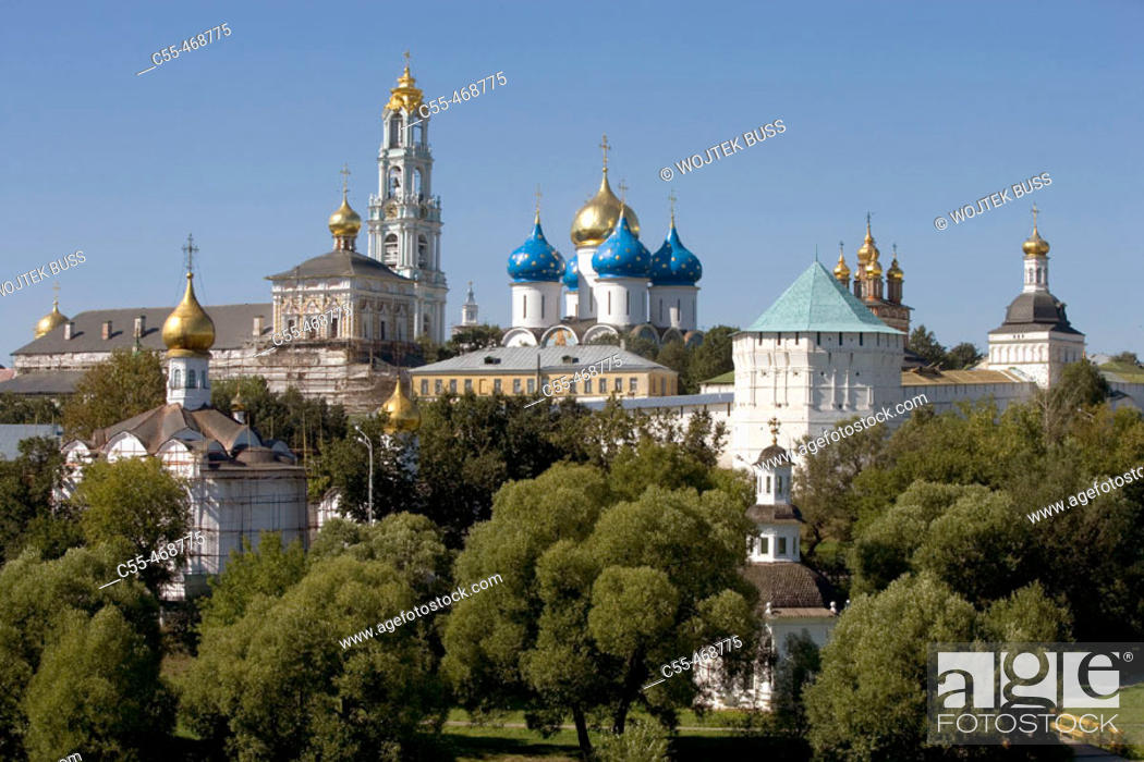 Stock Photo: Holy Trinity-St. Sergius Lavra (monastery), Sergiyev Posad. Golden Ring, Russia.
