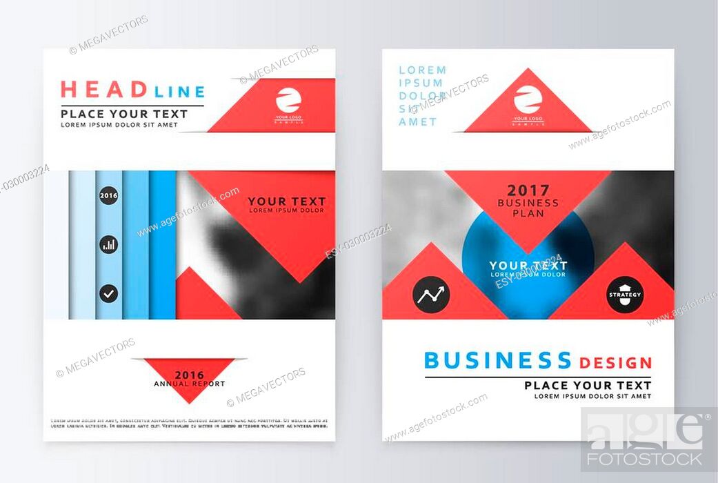 Annual Report Brochure Business Plan Flyer Design Template Business Paper Stock Vector Vector And Low Budget Royalty Free Image Pic Esy Agefotostock