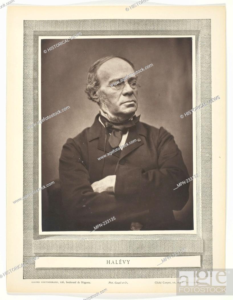 Stock Photo: Halévy - c. 1876 - Etienne Carjat French, 1828–1906 - Artist: Etienne Carjat, Origin: France, Date: 1871–1877, Medium: Woodburytype.