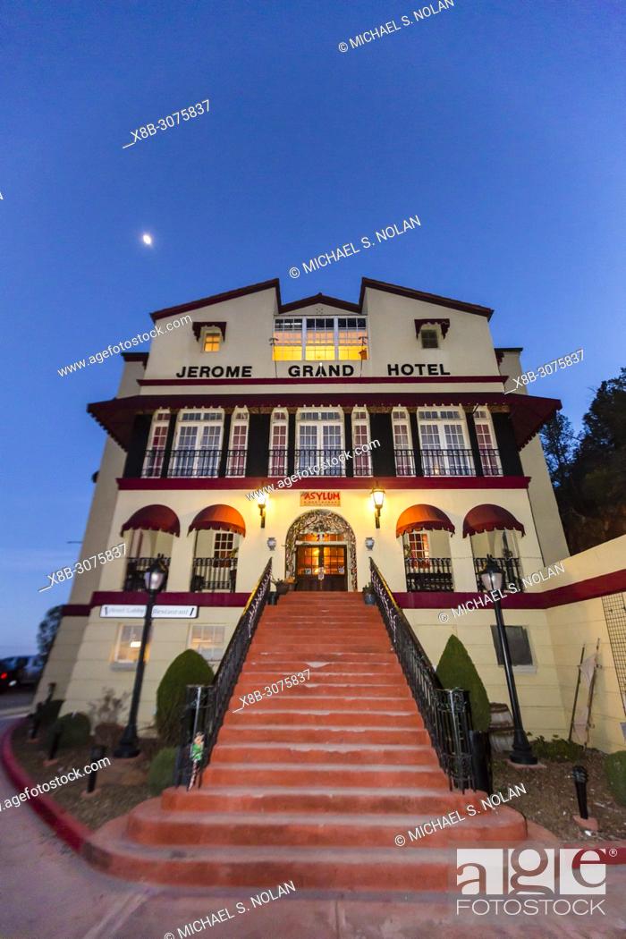 The Asylum Restaurant Jerome Grand Hotel In The Mining Town Of Jerome Arizona Stock Photo Picture And Rights Managed Image Pic X8b 3075837 Agefotostock