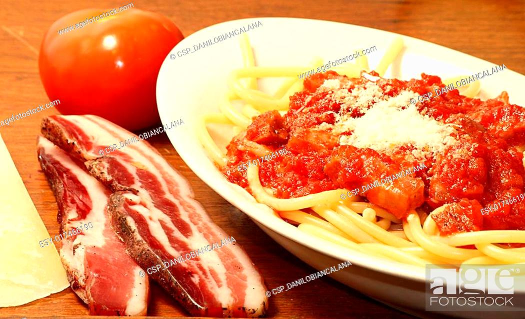 Stock Photo: italian pasta.