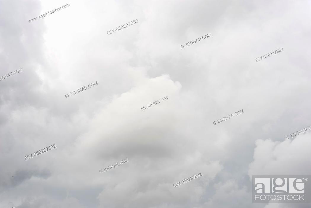 Stock Photo: cloudy sky with heavy clouds in a bad weather.