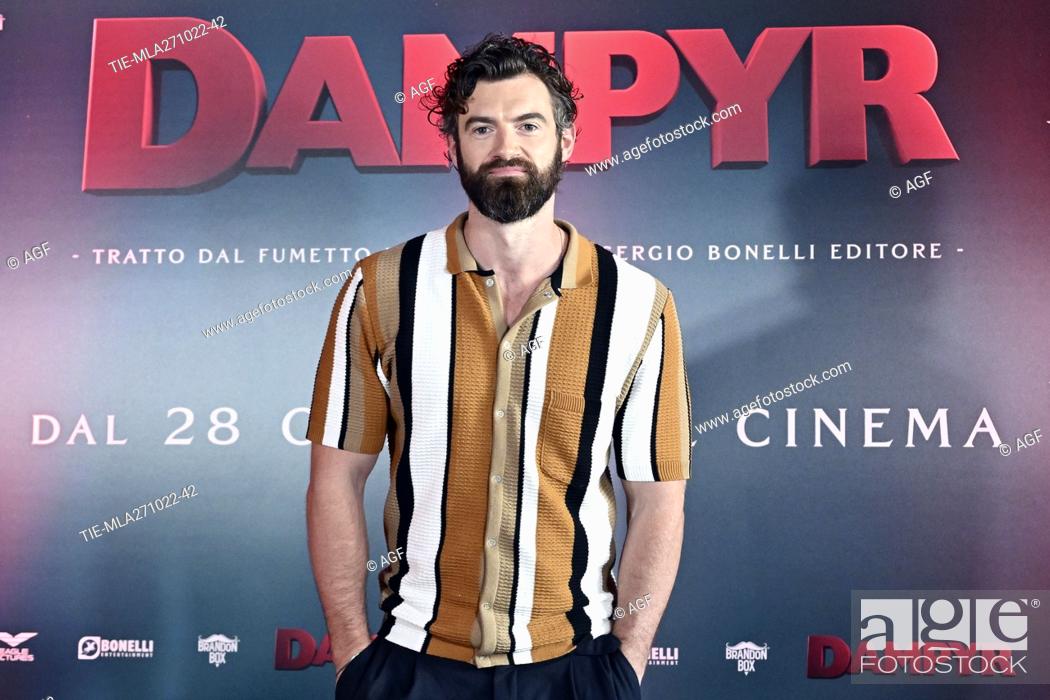 Stock Photo: Actor Stuart Martin during Dampyr photocall in Rome, Italy 27 October 2022.