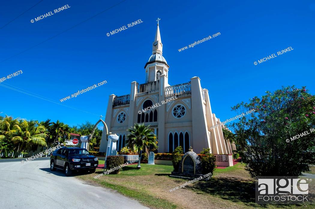 St. Joseph's Church In Inarajan, Guam, Us Territory, Pacific, Stock Photo, Picture And Rights Managed Image. Pic. Ibr-4018073 | Agefotostock