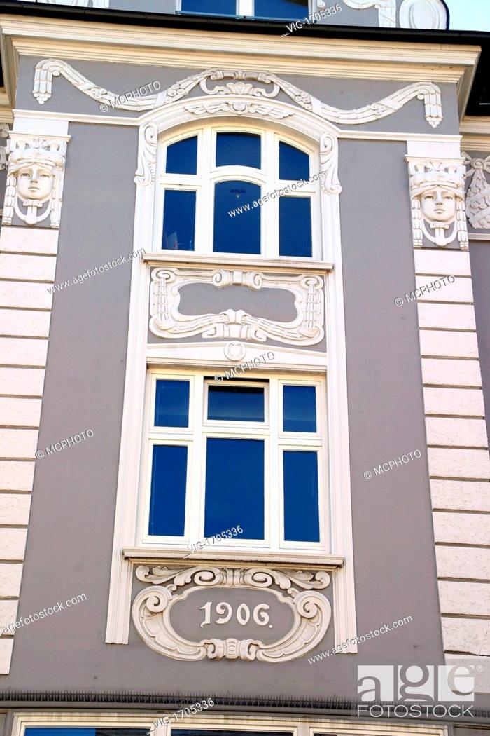 Stock Photo: Window in a beautifully reconditioned house - 01/01/2009.