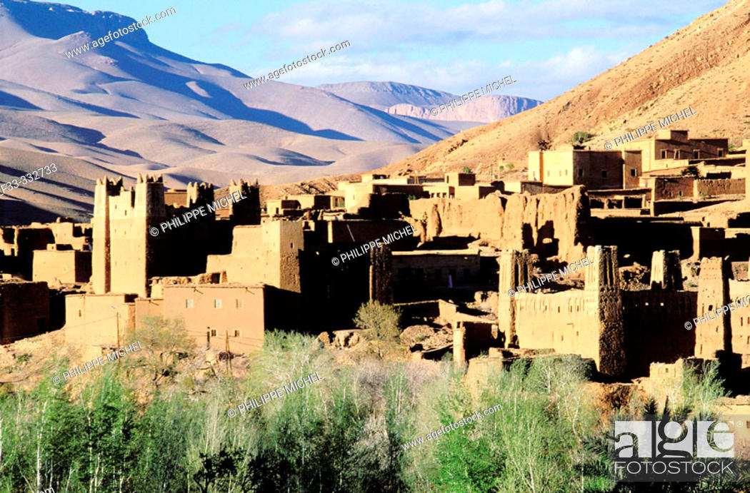 Stock Photo: Ait Arbi Kasbah, Dades Valley. High Atlas, Morocco.