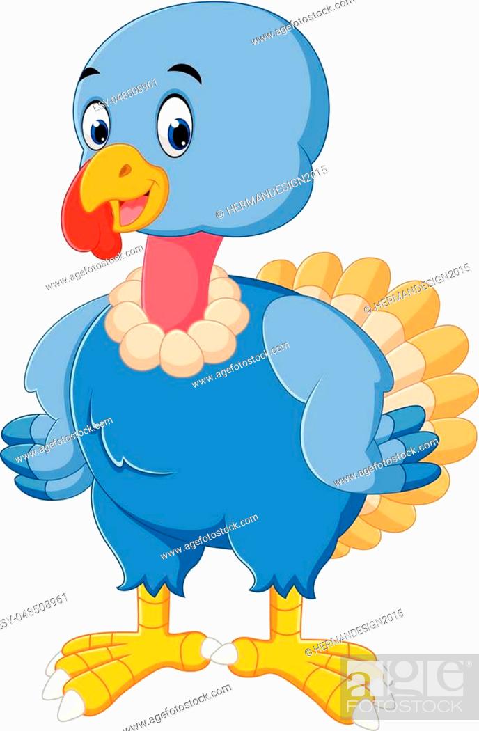 illustration of turkey bird cartoon, Stock Vector, Vector And Low Budget  Royalty Free Image. Pic. ESY-048508961 | agefotostock